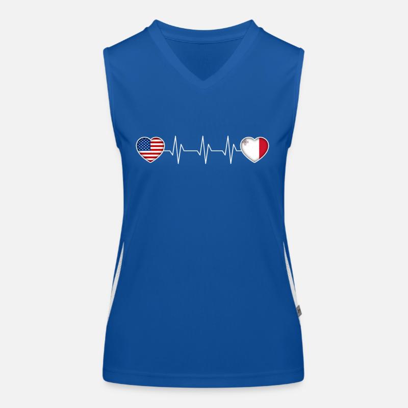 Malte Débardeur respirant contrasté Femme