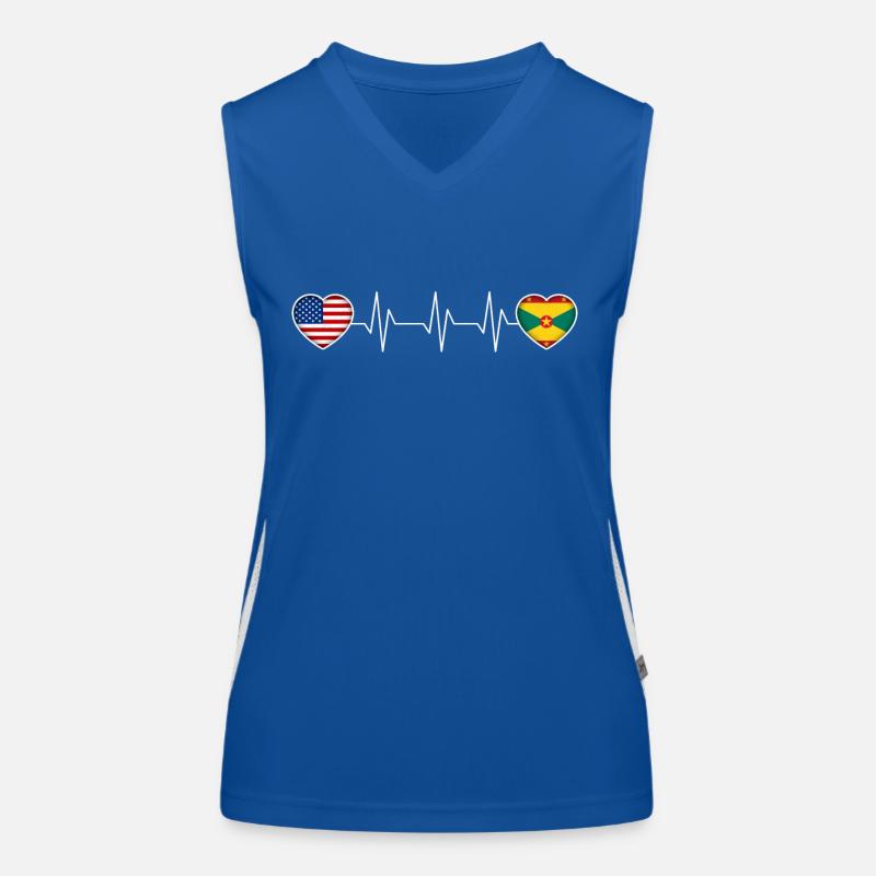 Grenade Débardeur respirant contrasté Femme