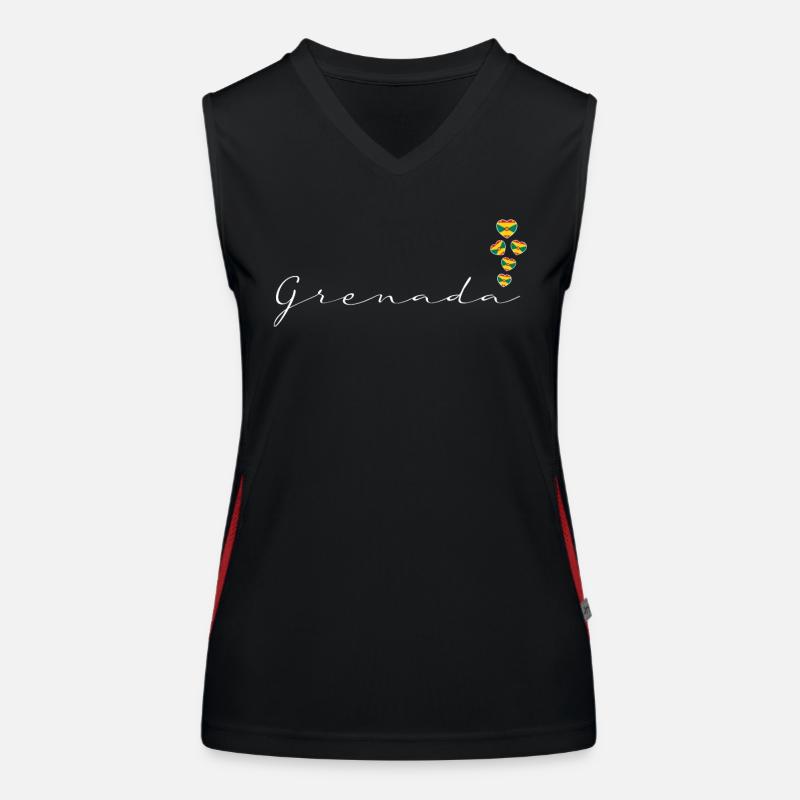 Grenade Débardeur respirant contrasté Femme