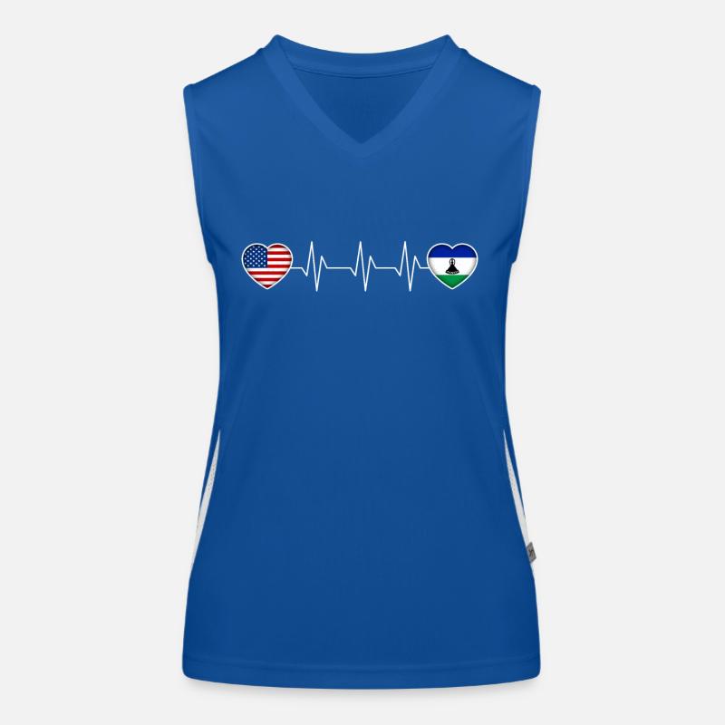 Lesotho Women's Functional Contrast Tank Top