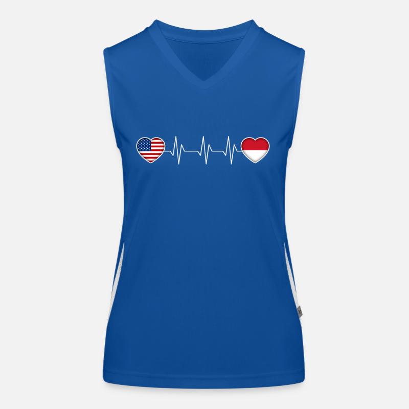 Monaco Débardeur respirant contrasté Femme