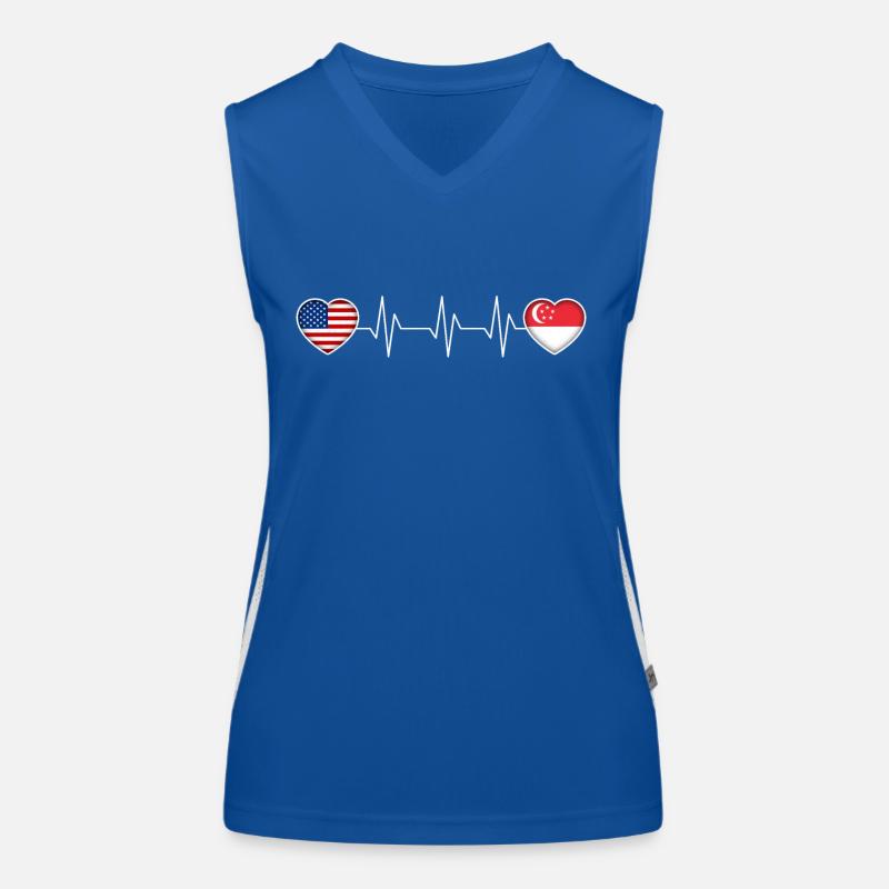 Singapore Women's Functional Contrast Tank Top