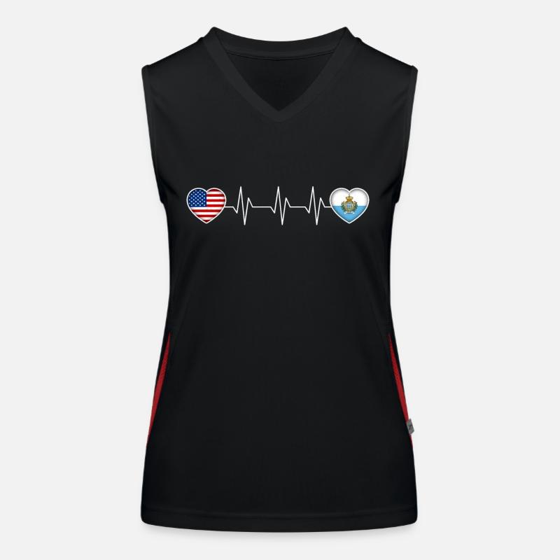 San Marino Women's Functional Contrast Tank Top