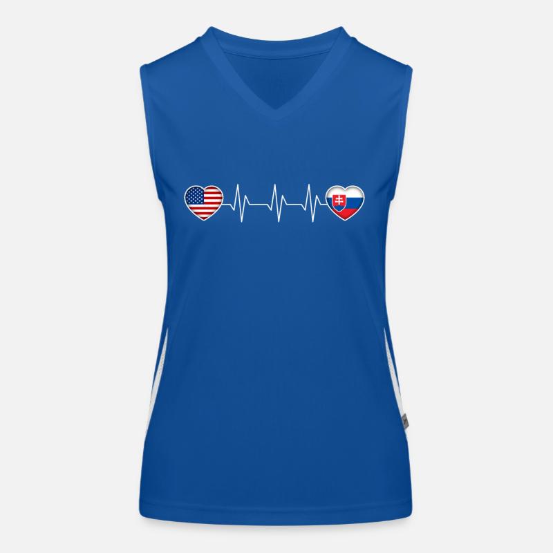Slovakia Women's Functional Contrast Tank Top