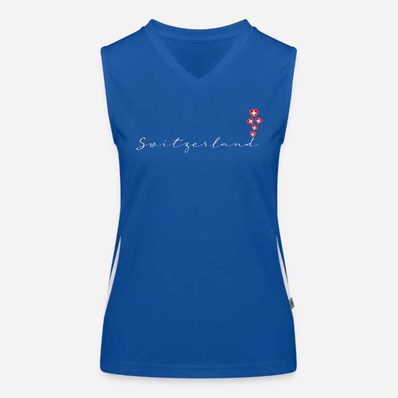 Switzerland Women's Functional Contrast Tank Top