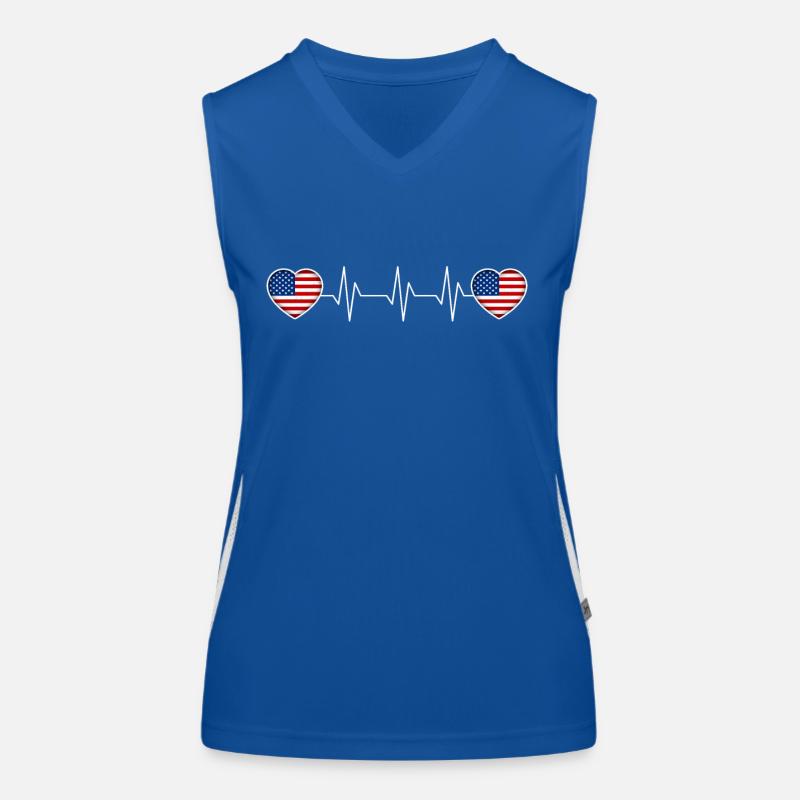 Usa Women's Functional Contrast Tank Top