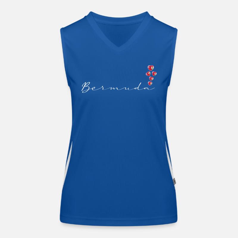 Bermudes Débardeur respirant contrasté Femme