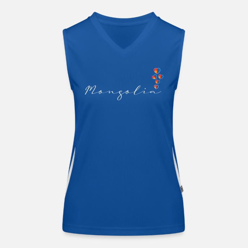 Mongolie Débardeur respirant contrasté Femme