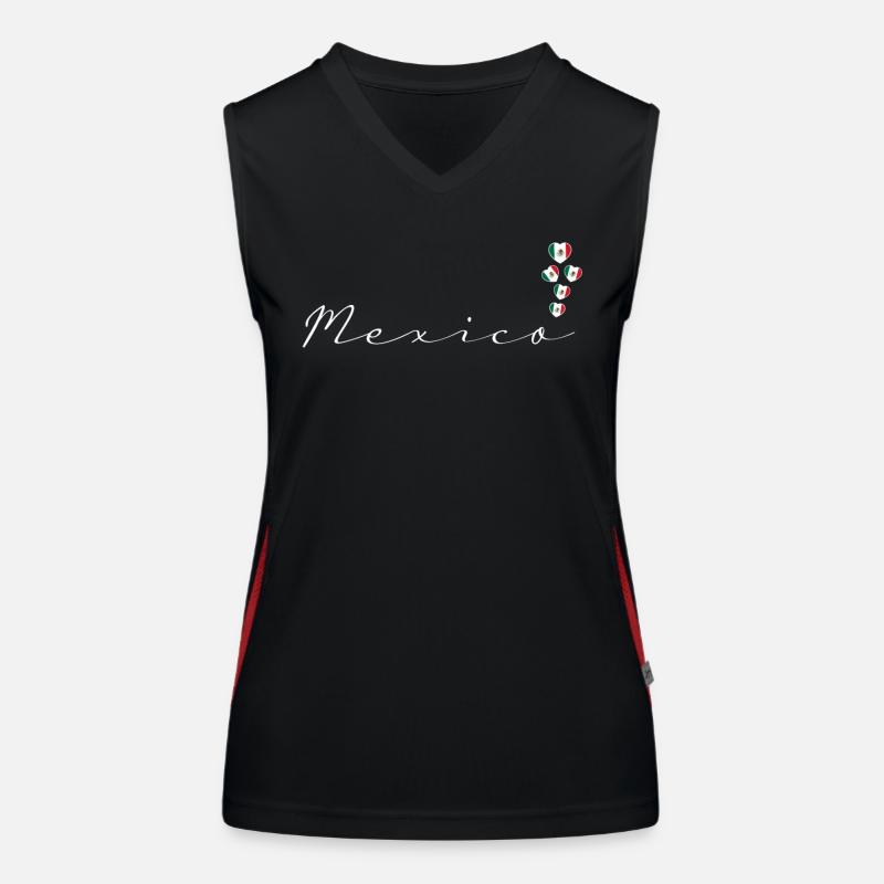 Mexiko Funktionelles Kontrast-Tank Top für Frauen