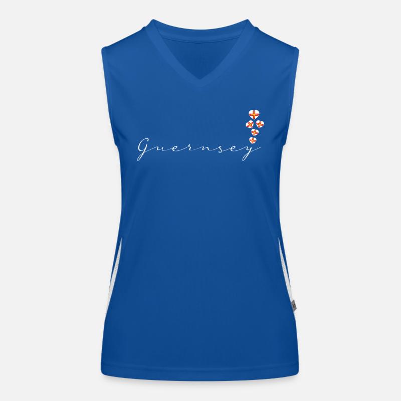Guernsey Funktionelles Kontrast-Tank Top für Frauen