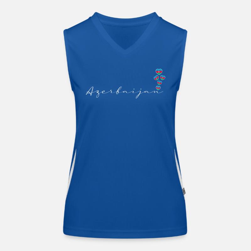 Aserbaidschan Funktionelles Kontrast-Tank Top für Frauen