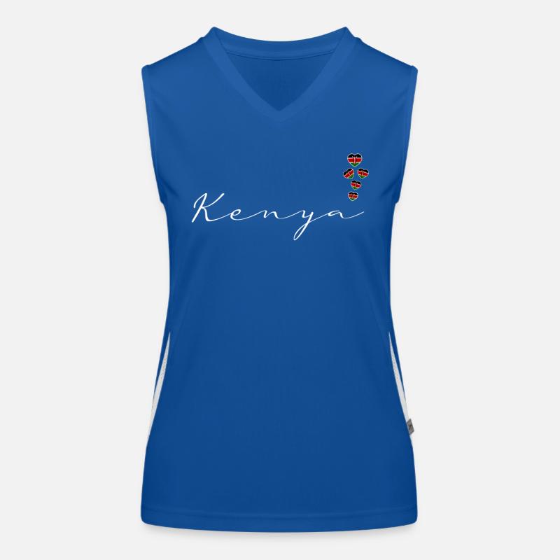 Kenia Funktionelles Kontrast-Tank Top für Frauen