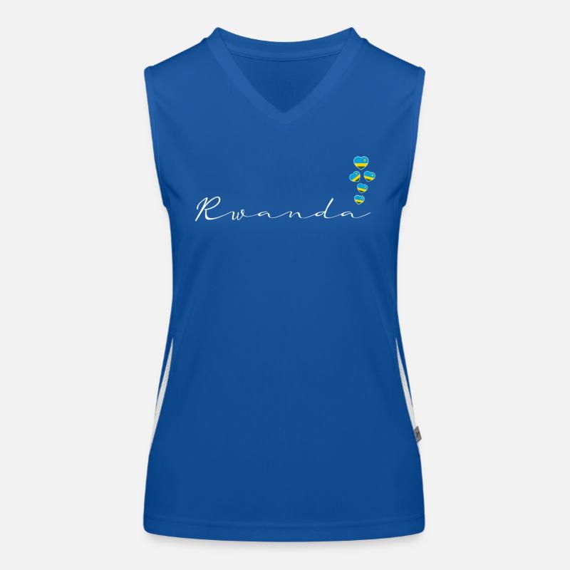 Rwanda Débardeur respirant contrasté Femme