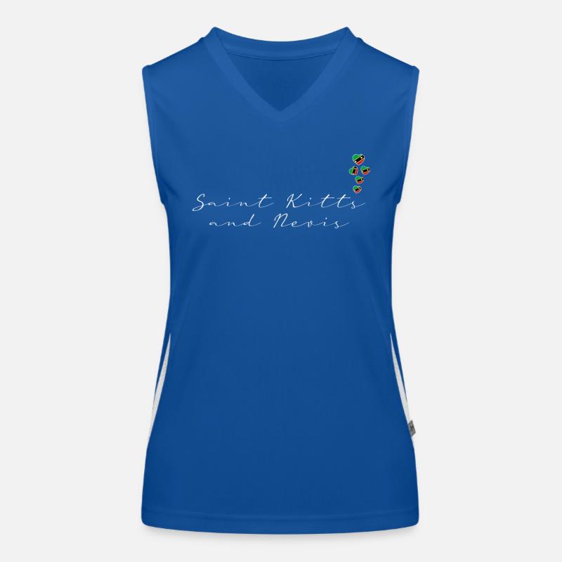 St. Kitts und Nevis Funktionelles Kontrast-Tank Top für Frauen