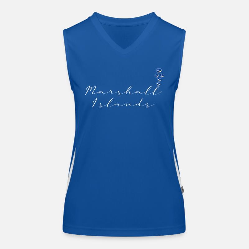 Marshall (Îles) Débardeur respirant contrasté Femme