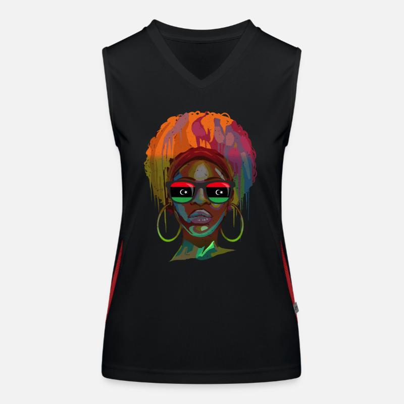 Libya Women's Functional Contrast Tank Top