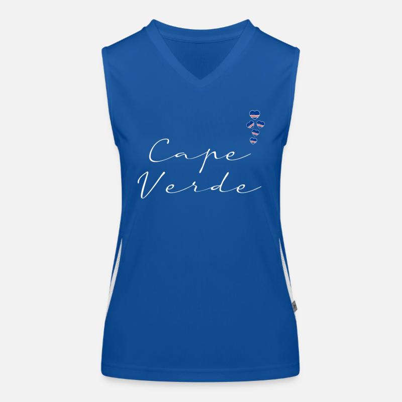 Cap Vert Débardeur respirant contrasté Femme