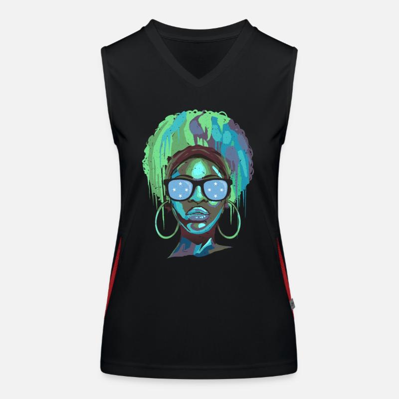 Micronesia Women's Functional Contrast Tank Top
