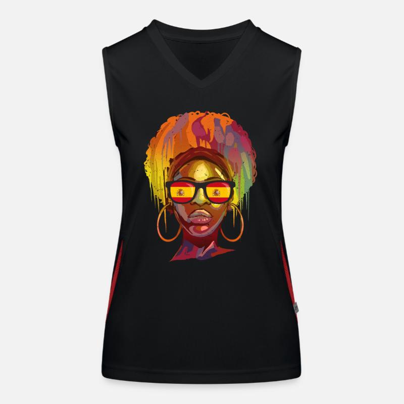 Spanje Functionele contrasterende tanktop voor vrouwen