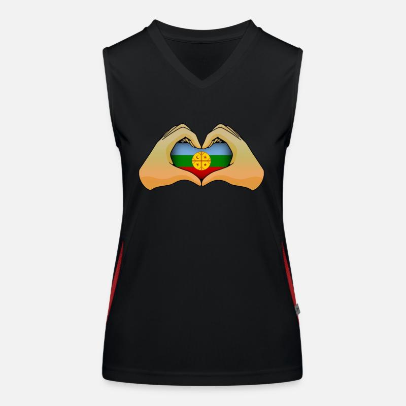 Mapuche Débardeur respirant contrasté Femme