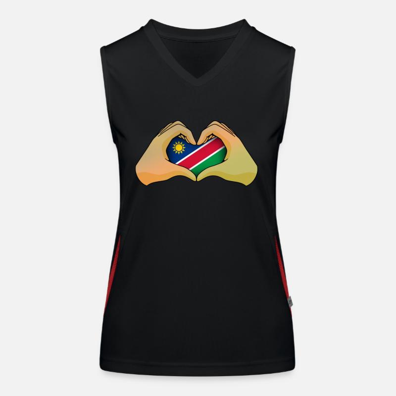 Namibia Women's Functional Contrast Tank Top