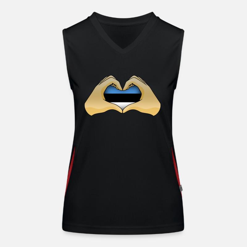 Estonia Women's Functional Contrast Tank Top