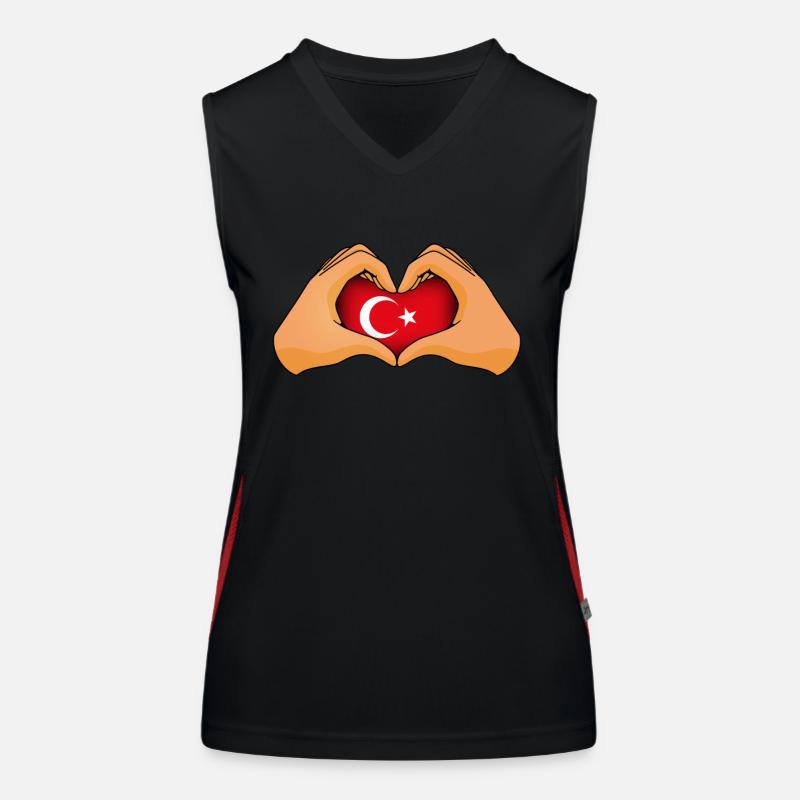 Turkey Women's Functional Contrast Tank Top
