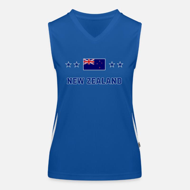Neuseeland Funktionelles Kontrast-Tank Top für Frauen
