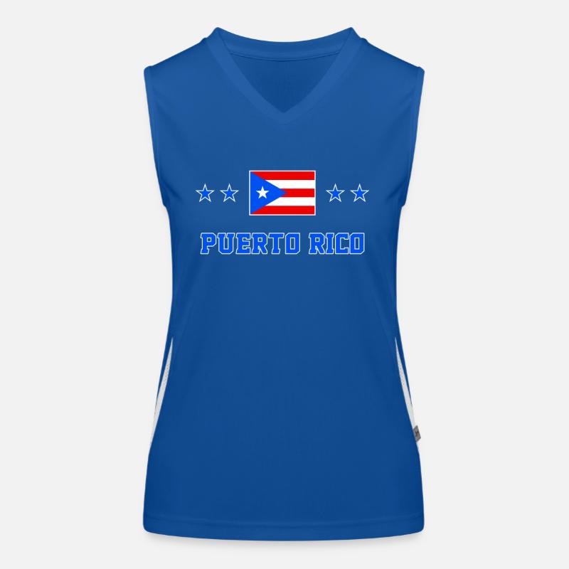 Puerto Rico Débardeur respirant contrasté Femme