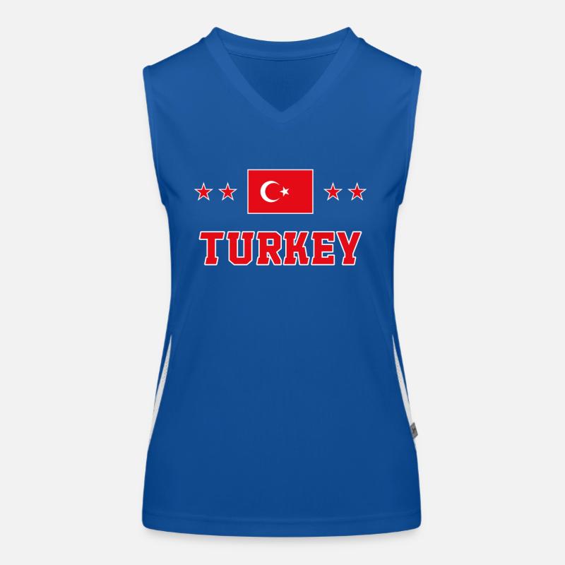 Türkei Funktionelles Kontrast-Tank Top für Frauen