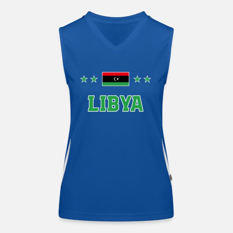 Libyen Funktionelles Kontrast-Tank Top für Frauen