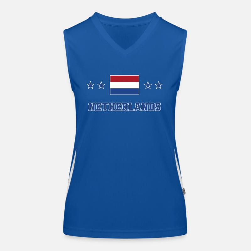 Niederlande Funktionelles Kontrast-Tank Top für Frauen