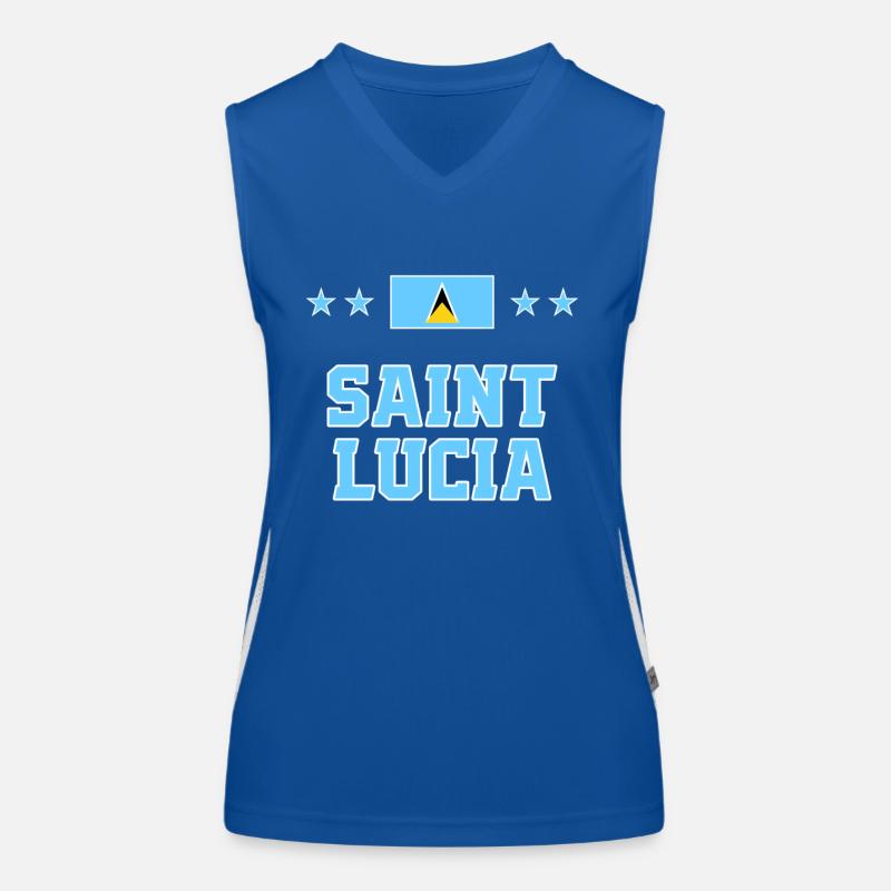 Saint Lucia Women's Functional Contrast Tank Top