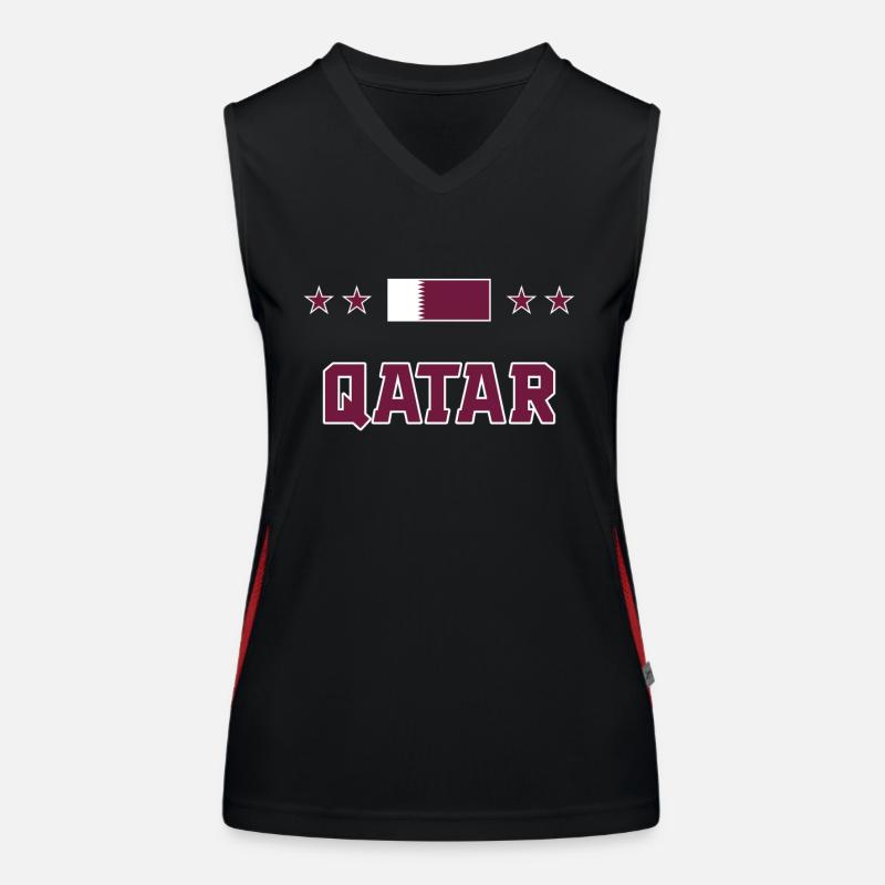 Qatar Débardeur respirant contrasté Femme