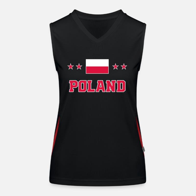 Pologne Débardeur respirant contrasté Femme
