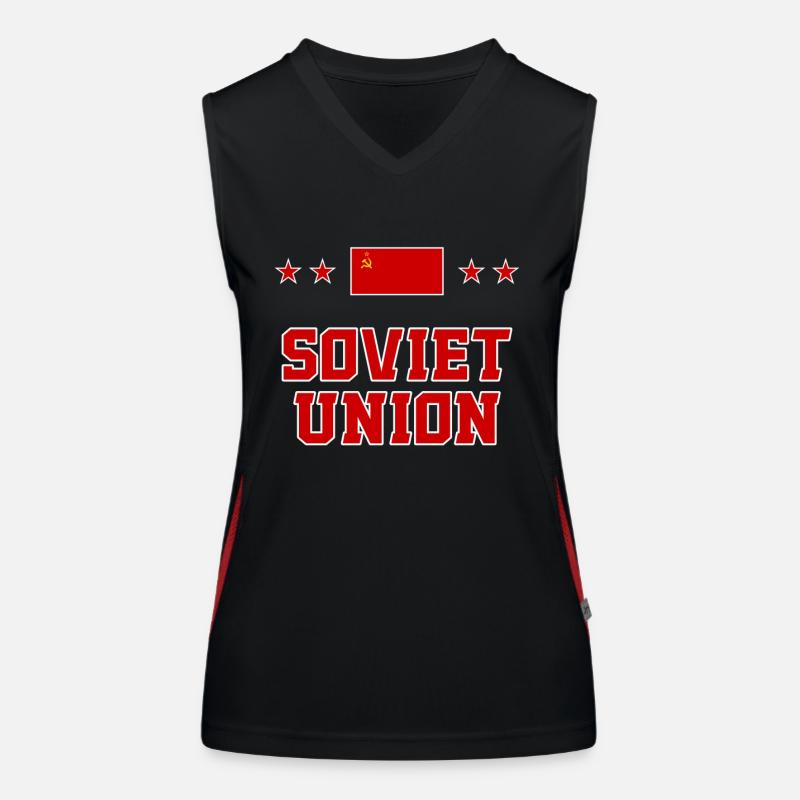 Soviet Union Women's Functional Contrast Tank Top