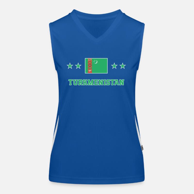 Turkmenistan Funktionelles Kontrast-Tank Top für Frauen