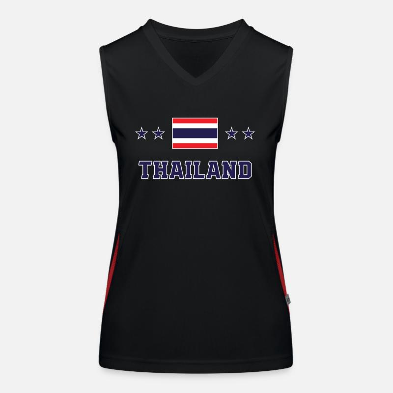 Thailand Women's Functional Contrast Tank Top