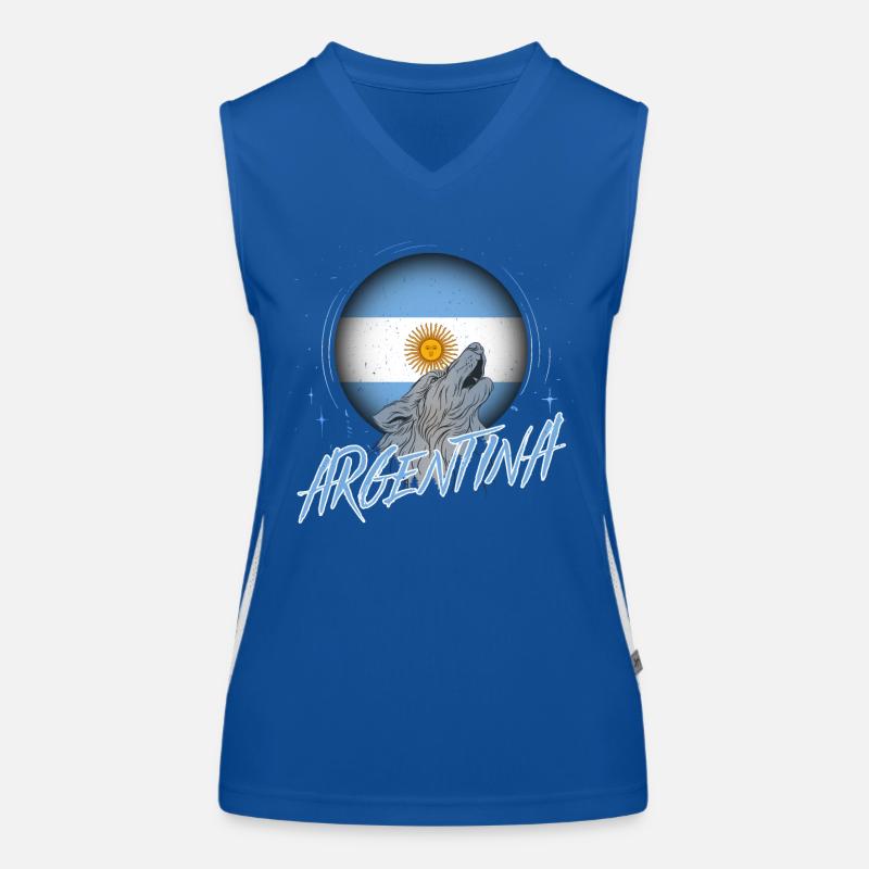 Argentina Women's Functional Contrast Tank Top