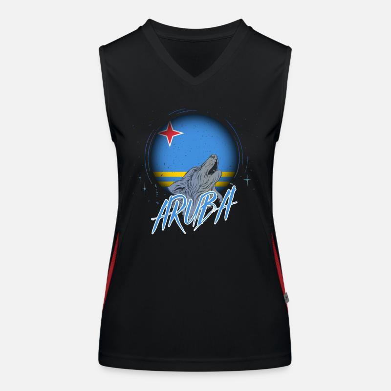 Aruba Funktionelles Kontrast-Tank Top für Frauen