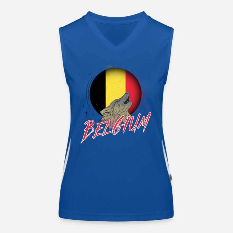 Belgium Women's Functional Contrast Tank Top