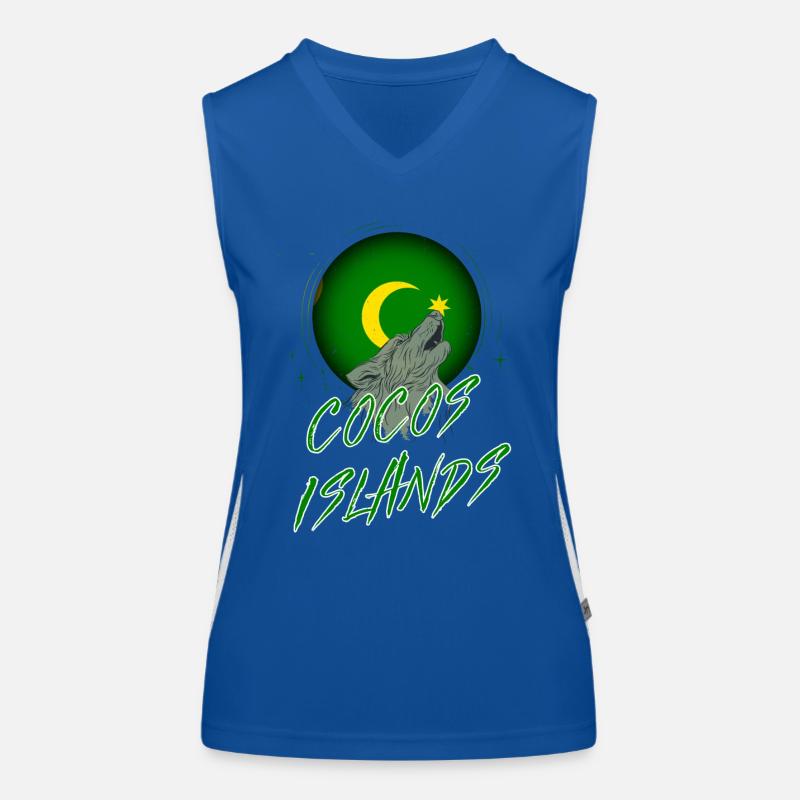 Cocos Islands Women's Functional Contrast Tank Top