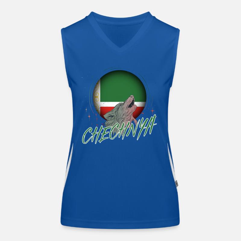 Tschetschenien Funktionelles Kontrast-Tank Top für Frauen