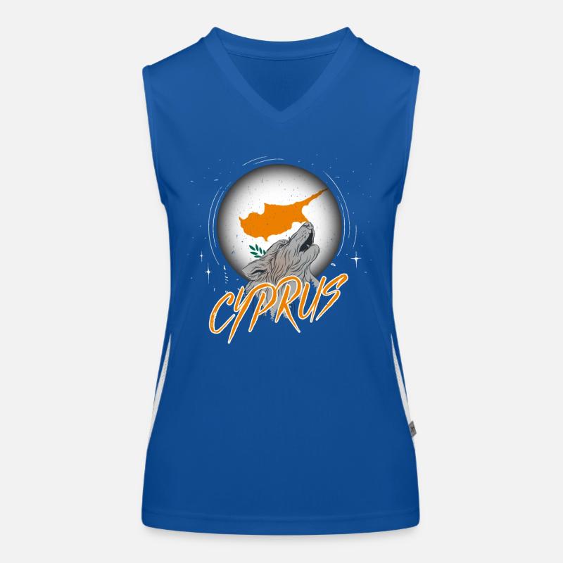 Zypern Funktionelles Kontrast-Tank Top für Frauen