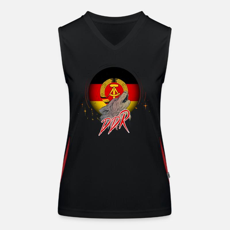 DDR Funktionelles Kontrast-Tank Top für Frauen