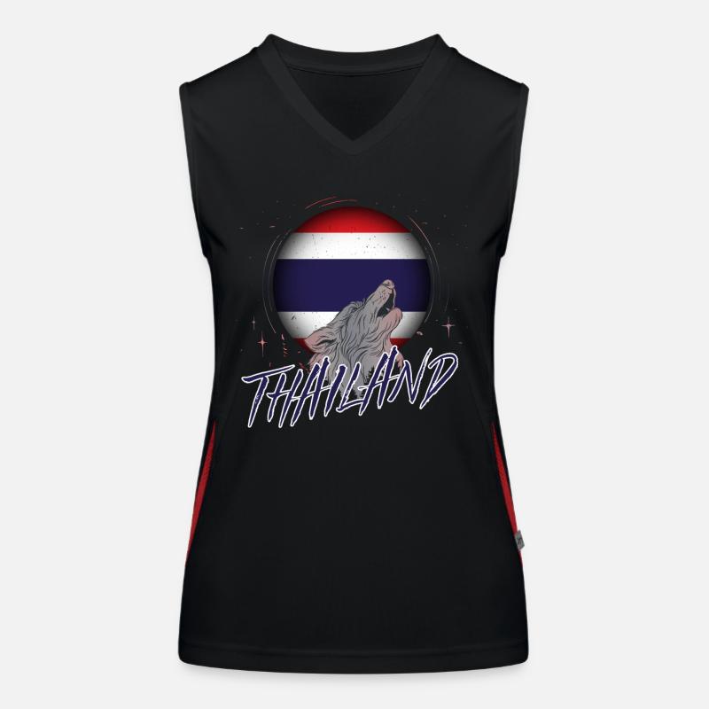Thailand Women's Functional Contrast Tank Top