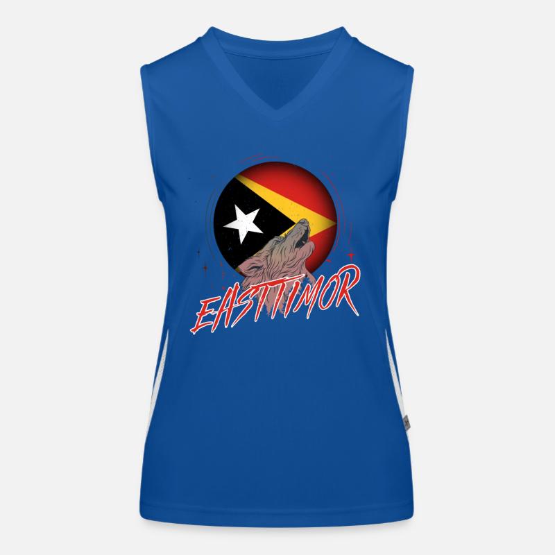 East Timor Women's Functional Contrast Tank Top