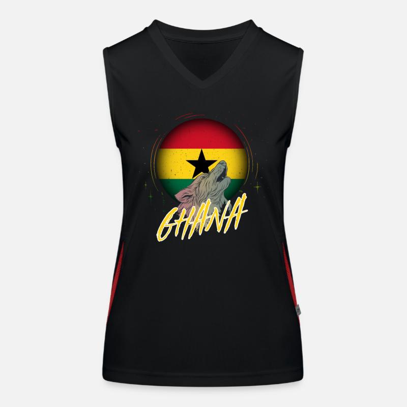 Ghana Débardeur respirant contrasté Femme