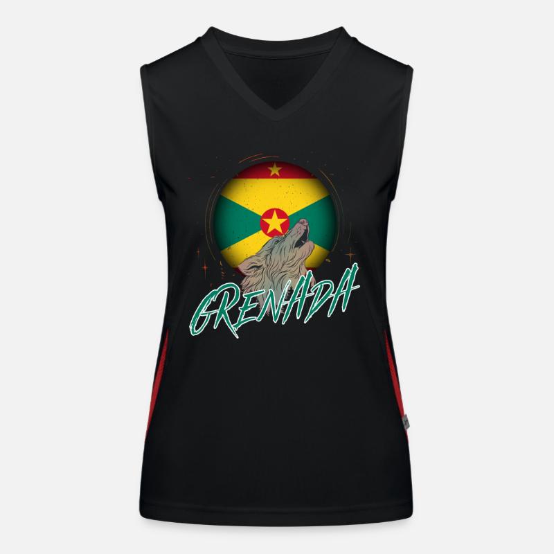 Grenade Débardeur respirant contrasté Femme