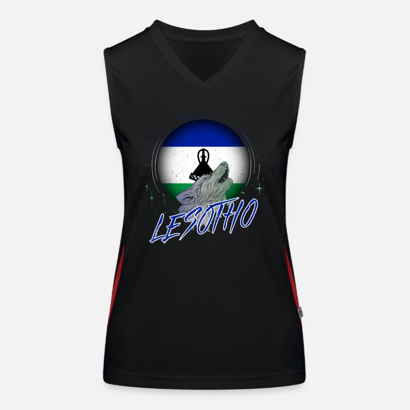 Lesotho Débardeur respirant contrasté Femme